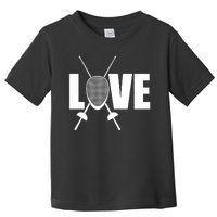 Love Fencing Sport Toddler T-Shirt