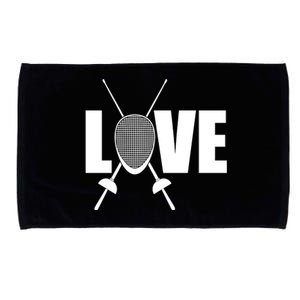 Love Fencing Sport Microfiber Hand Towel