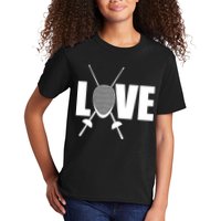 Love Fencing Sport Kids T-Shirt