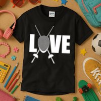 Love Fencing Sport Kids T-Shirt
