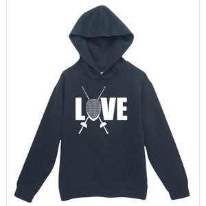 Love Fencing Sport Urban Pullover Hoodie