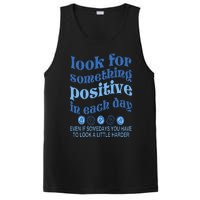 Look For Something Positive in Each Day Aesthetic Trendy PosiCharge Competitor Tank