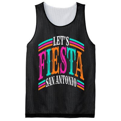 Lets Fiesta San Antonio Texas Cinco De Mayo Fiesta Squad Mesh Reversible Basketball Jersey Tank
