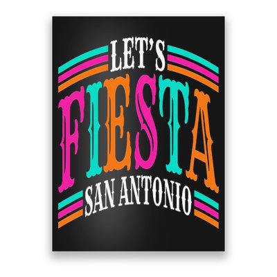 Lets Fiesta San Antonio Texas Cinco De Mayo Fiesta Squad Poster