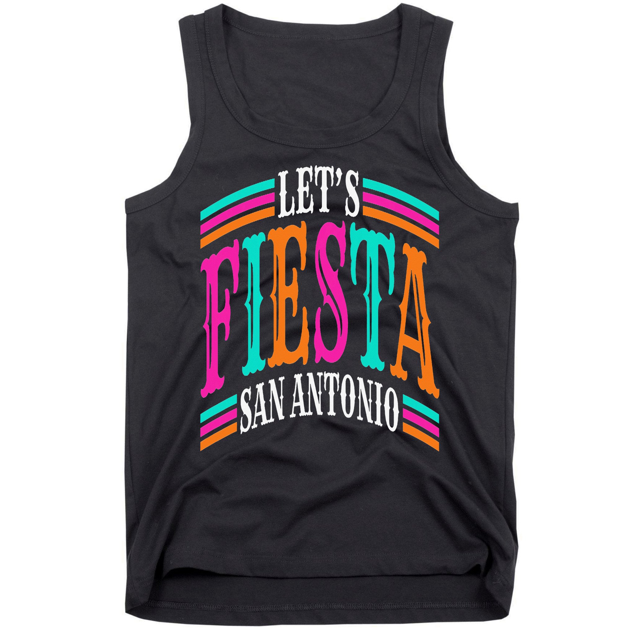 Lets Fiesta San Antonio Texas Cinco De Mayo Fiesta Squad Tank Top