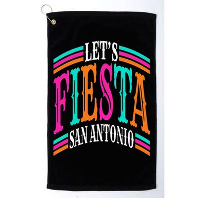 Lets Fiesta San Antonio Texas Cinco De Mayo Fiesta Squad Golf Towel