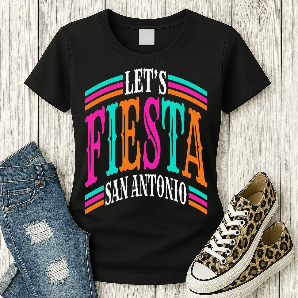 Lets Fiesta San Antonio Texas Cinco De Mayo Fiesta Squad Womens T-Shirt