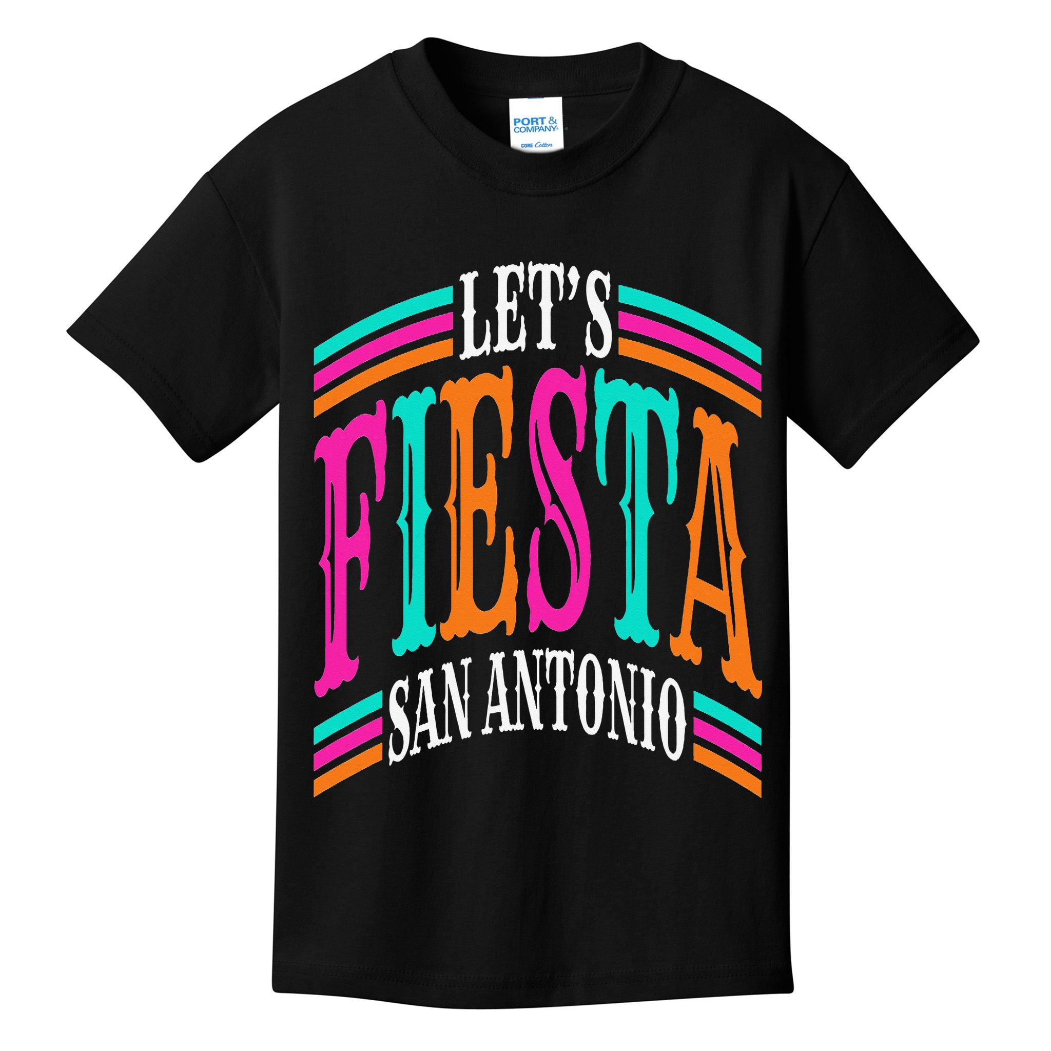 Lets Fiesta San Antonio Texas Cinco De Mayo Fiesta Squad Kids T-Shirt