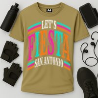 Lets Fiesta San Antonio Texas Cinco De Mayo Fiesta Squad Cooling Performance Crew T-Shirt