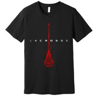 Lacrosse funny sport lover  Premium T-Shirt