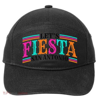 Lets Fiesta San Antonio Texas Cinco De Mayo Fiesta Squad 7-Panel Snapback Hat