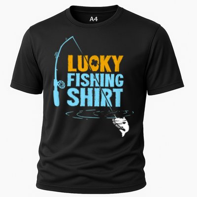 Lucky Fishing Shirt For A Fisherman Fishing Fishrod Fisherman Lucky Fishing Performance Shirt