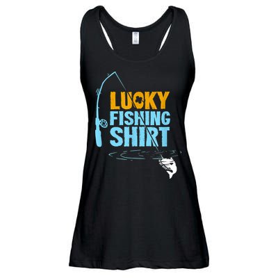Lucky Fishing Shirt For A Fisherman Fishing Fishrod Fisherman Lucky Fishing Ladies Essential Flowy Tank