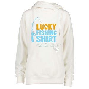 Lucky Fishing Shirt For A Fisherman Fishing Fishrod Fisherman Lucky Fishing Womens Funnel Neck Pullover Hood