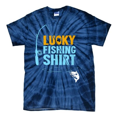 Lucky Fishing Shirt For A Fisherman Fishing Fishrod Fisherman Lucky Fishing Tie-Dye T-Shirt