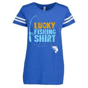 Lucky Fishing Shirt For A Fisherman Fishing Fishrod Fisherman Lucky Fishing Enza Ladies Jersey Football T-Shirt