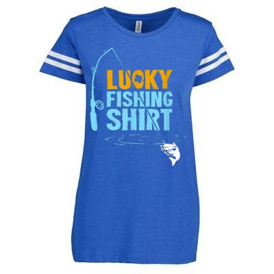 Lucky Fishing Shirt For A Fisherman Fishing Fishrod Fisherman Lucky Fishing Enza Ladies Jersey Football T-Shirt