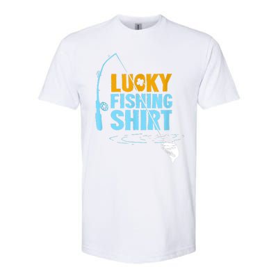 Lucky Fishing Shirt For A Fisherman Fishing Fishrod Fisherman Lucky Fishing Softstyle CVC T-Shirt