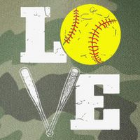 Love Funny Softball Player Legacy Tie Dye Trucker Hat