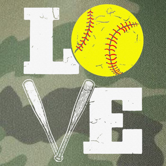 Love Funny Softball Player Legacy Tie Dye Trucker Hat