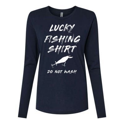 Lucky Fishing Shirts Do Not Wash Womens Cotton Relaxed Long Sleeve T-Shirt