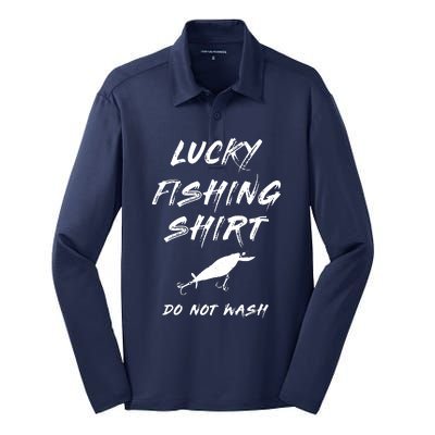 Lucky Fishing Shirts Do Not Wash Silk Touch Performance Long Sleeve Polo