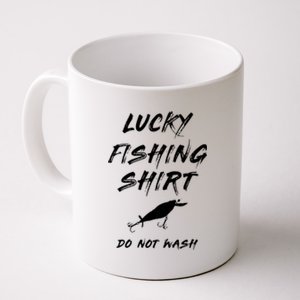 Lucky Fishing Shirts Do Not Wash Coffee Mug