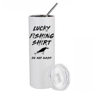 Lucky Fishing Shirts Do Not Wash Stainless Steel Tumbler