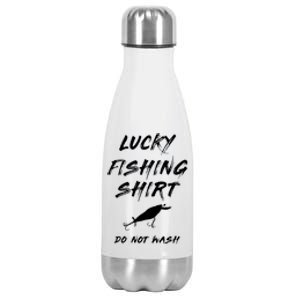 Lucky Fishing Shirts Do Not Wash Stainless Steel Insulated Water Bottle