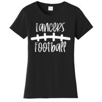 Lancers Football School Spirit Team Mascot Game Night Women's T-Shirt