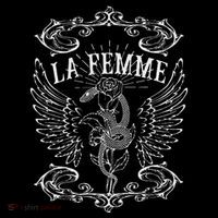 La Femme Snake And Rose Dark Art Sweatshirt