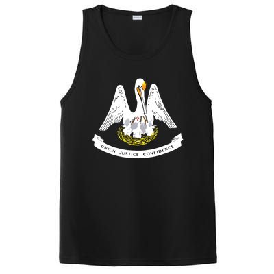 Louisiana Flag Shirts PosiCharge Competitor Tank