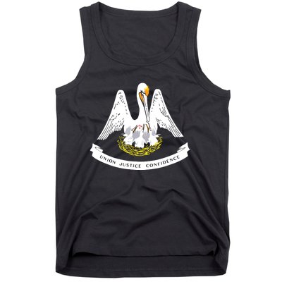 Louisiana Flag Shirts Tank Top