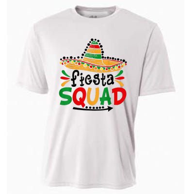 Let's Fiesta Squad Cinco De Mayo 5th May Mexican Cooling Performance Crew T-Shirt