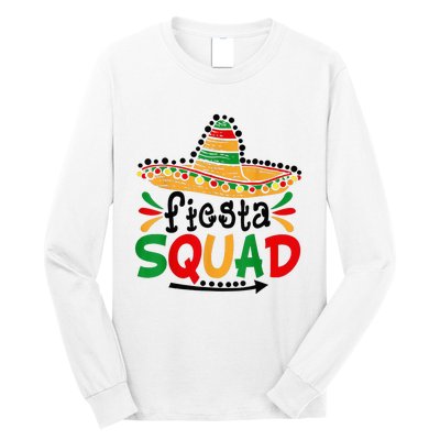 Let's Fiesta Squad Cinco De Mayo 5th May Mexican Long Sleeve Shirt