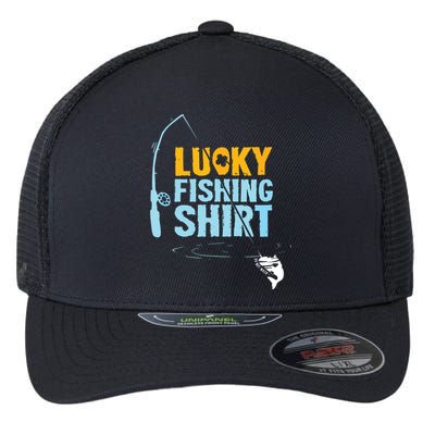 Lucky Fishing Shirts For A Fisherman Flexfit Unipanel Trucker Cap