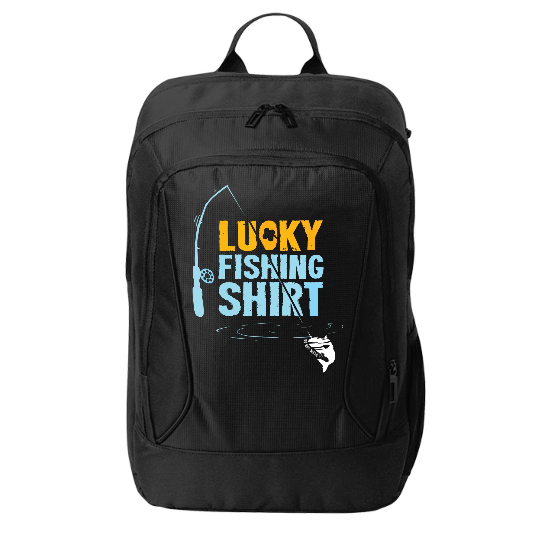 Lucky Fishing Shirts For A Fisherman City Backpack