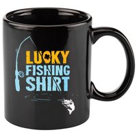 Lucky Fishing Shirts For A Fisherman 11oz C Handle Ceramic Mug