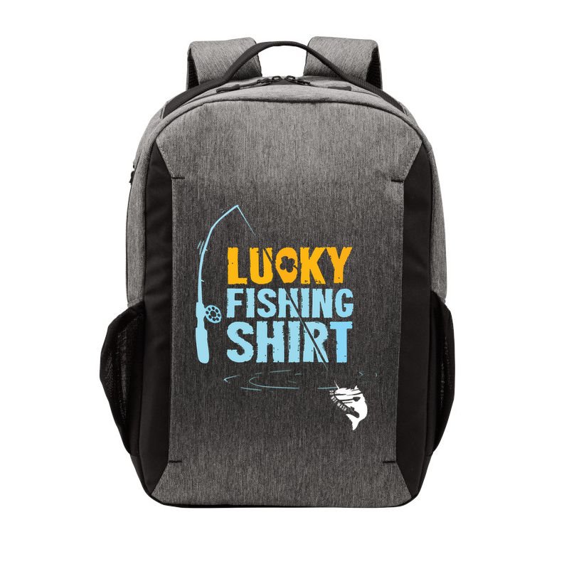 Lucky Fishing Shirts For A Fisherman Vector Backpack