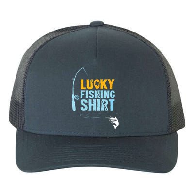 Lucky Fishing Shirts For A Fisherman Yupoong Adult 5-Panel Trucker Hat