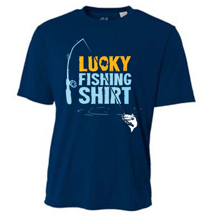 Lucky Fishing Shirts For A Fisherman Cooling Performance Crew T-Shirt