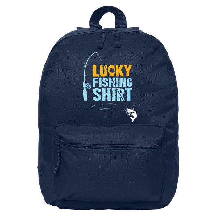 Lucky Fishing Shirts For A Fisherman 16 in Basic Backpack