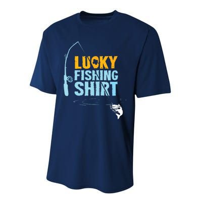 Lucky Fishing Shirts For A Fisherman Performance Sprint T-Shirt