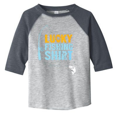 Lucky Fishing Shirts For A Fisherman Toddler Fine Jersey T-Shirt