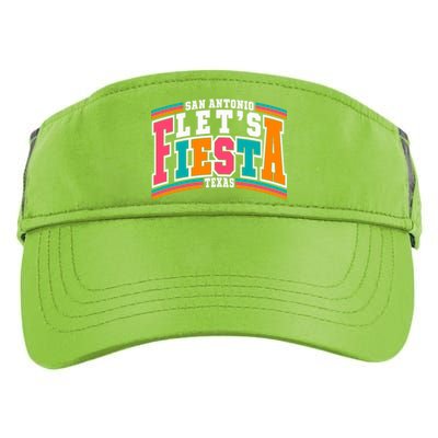 Lets Fiesta San Antonio Texas Mexican Party Adult Drive Performance Visor