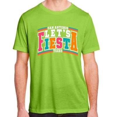 Lets Fiesta San Antonio Texas Mexican Party Adult ChromaSoft Performance T-Shirt