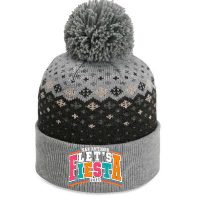 Lets Fiesta San Antonio Texas Mexican Party The Baniff Cuffed Pom Beanie