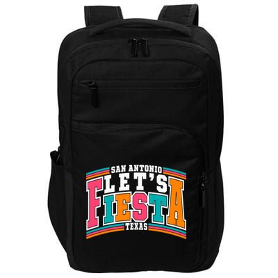Lets Fiesta San Antonio Texas Mexican Party Impact Tech Backpack