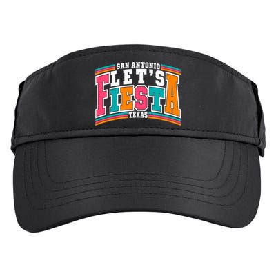 Lets Fiesta San Antonio Texas Mexican Party Adult Drive Performance Visor