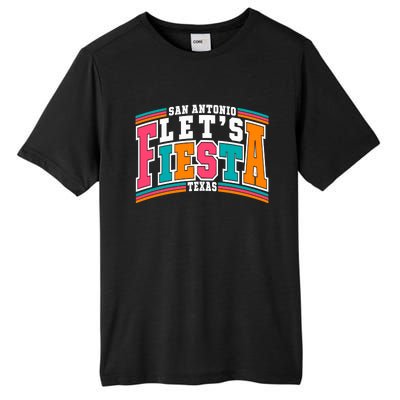 Lets Fiesta San Antonio Texas Mexican Party Tall Fusion ChromaSoft Performance T-Shirt